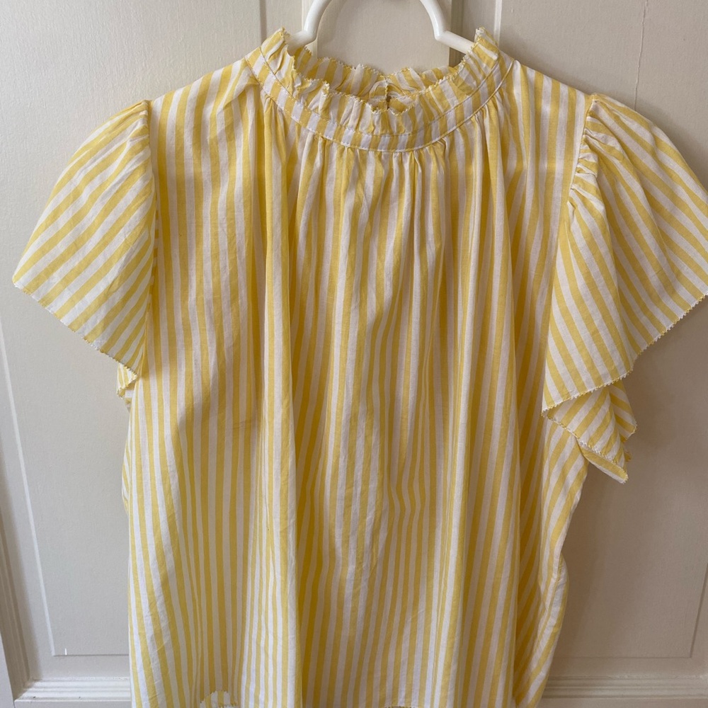 Trovata Birds of Paradise short sleeve blouse